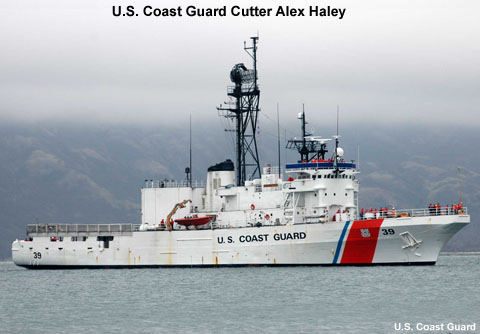 Photo of U.S. Coast Guard Cutter Alex Haley