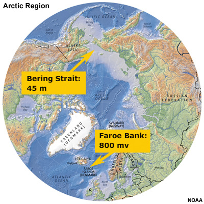 Map of the Arctic Region