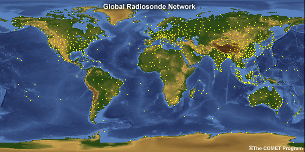 Global radiosonde network