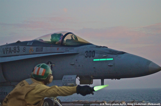 photo of plane launch from carrier