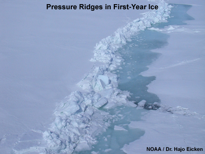 Photo of Pressure Ridges in First-Year Ice
