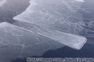 Photo of sea ice